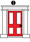 Red Door Apparel Logo